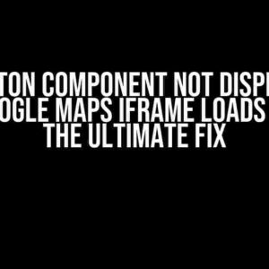 Skeleton Component Not Displaying While Google Maps iFrame Loads in React: The Ultimate Fix